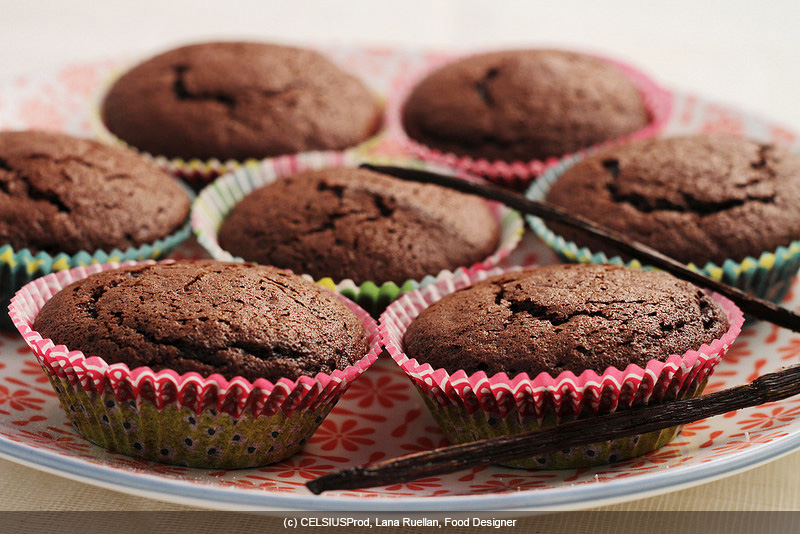 Voir la recette : Muffins au chocolat