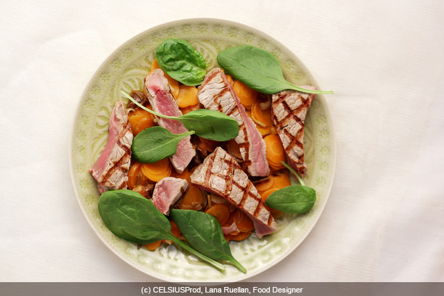 Voir la recette : Filet de boeuf carottes fondantes