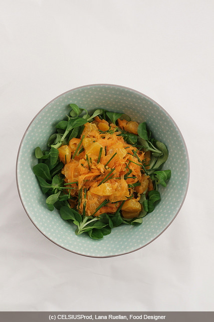 Voir la recette : Tartare de carottes aux clémentines