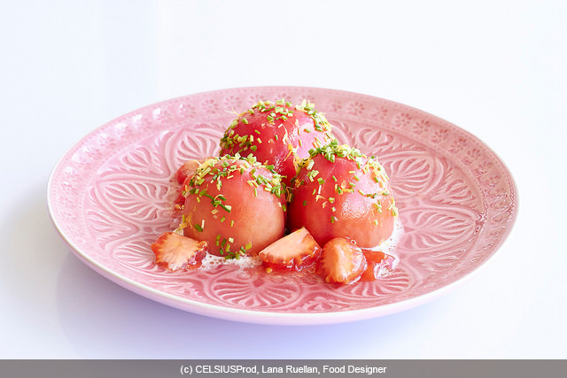 Voir la recette : Tomate surprise aux crevettes grises