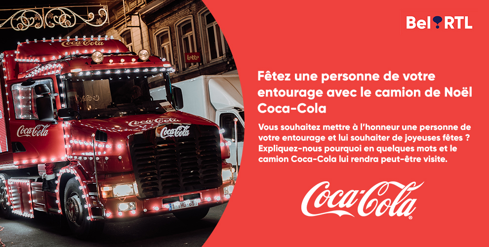 Souhaitez de joyeuses fêtes à un proche avec Coca-Cola et Bel RTL !