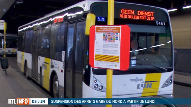 Les chauffeurs De Lijn ne s'arrêteront plus à la gare de Bruxelles-Nord: "Des scènes déchirantes se déroulent là-bas" - Info