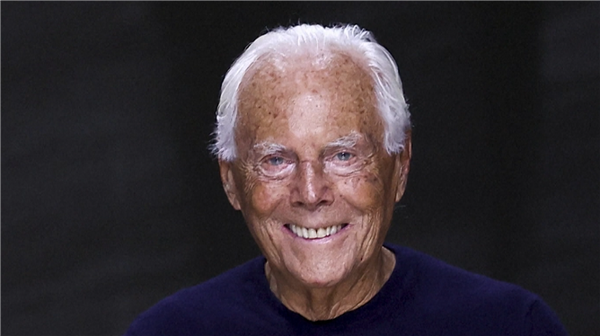 Le styliste italien, Giorgio Armani, est décédé à 91 ans RTL Info