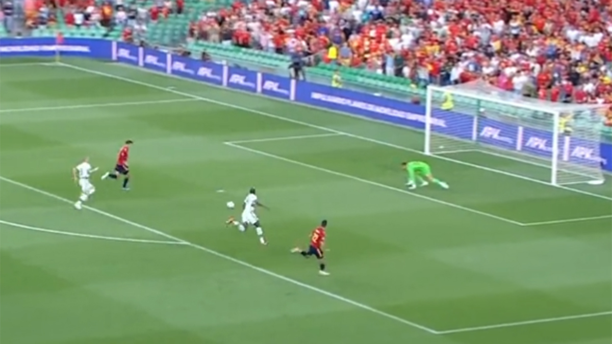 Dos asistencias y gol: el monstruoso contragolpe de España ante Portugal (vídeo)