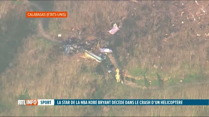 Décès de Kobe Bryant dans le crash de son hélicoptère à Los Angeles