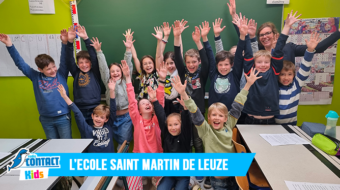 Contact Kids à l'Ecole Saint Martin de Leuze - 4A
