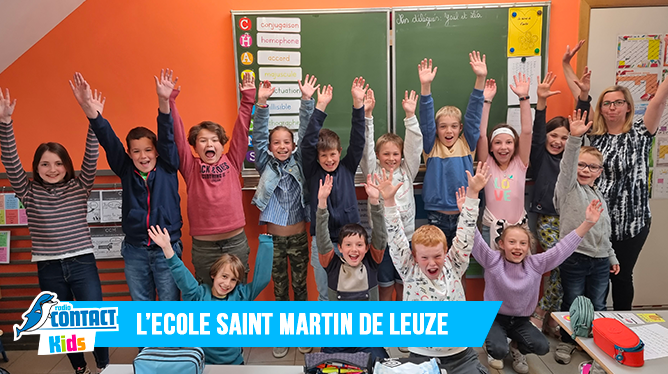 Contact Kids à l'Ecole Saint Martin de Leuze - 4B
